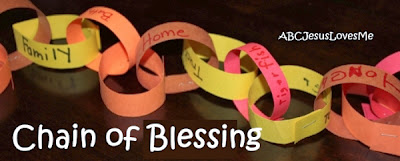 Creating a Thanksgiving Chain of Blessing | Our Out-of-Sync Life