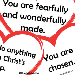 Valentine Affirmation Hearts