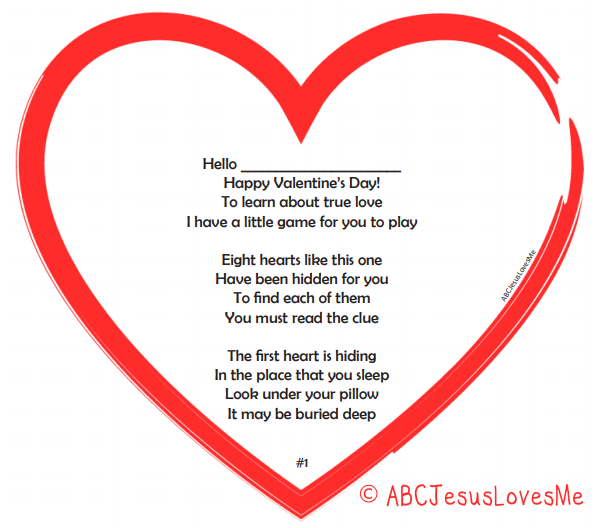 Valentine's Day Heart Hunt